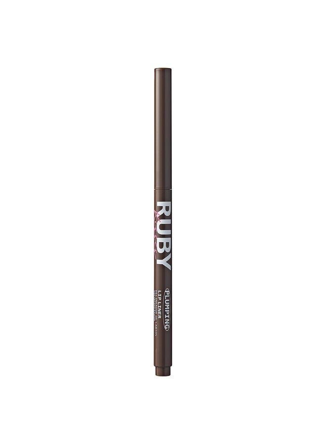 Ruby Kisses Plumping Effect Lip Liner, Semi Matte, Smudge Proof, High Pigment, Medium to Full Coverage Makeup, Precise Tip, Bold Color Lip Plumper - Image 2